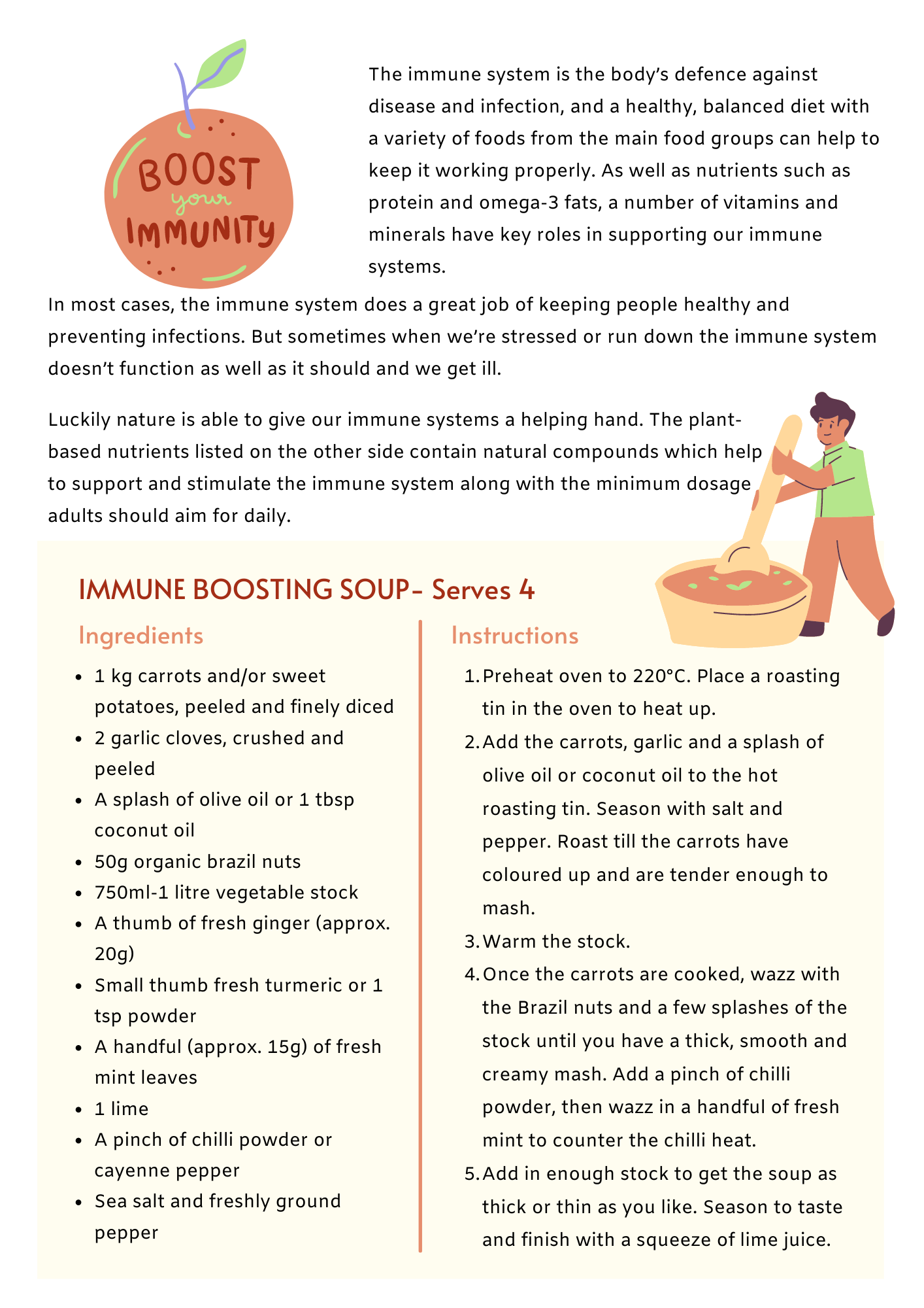 Immune Boosting Support Replenish With Plants